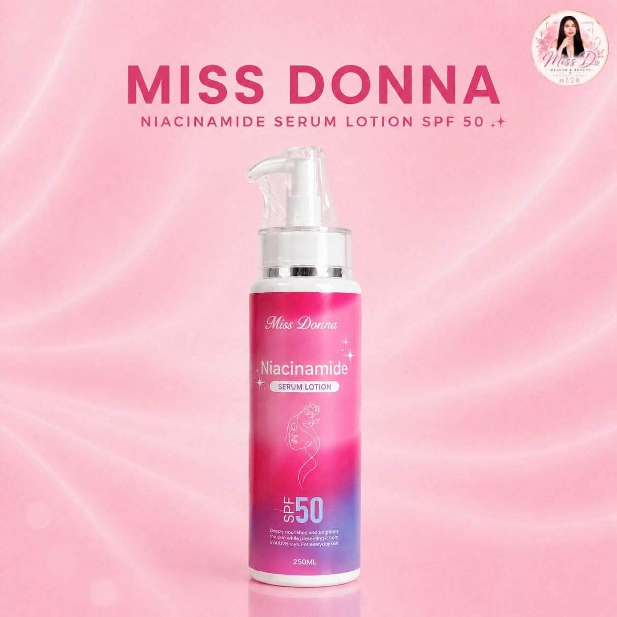 Miss Donna Niacinamide Serum Lotion SPF 50